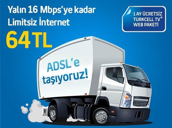 Turkcell Superonline Adsl Kampanyası